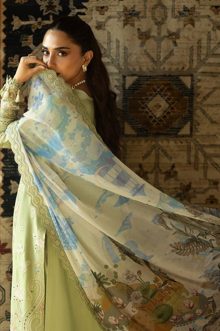 Serene Premium Maya Luxury Lawn Unstitched 3Pc Suit SL-152 Aylin