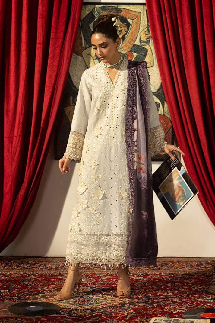 Serene Premium Maya Luxury Lawn Unstitched 3Pc Suit SL-153 Rameen