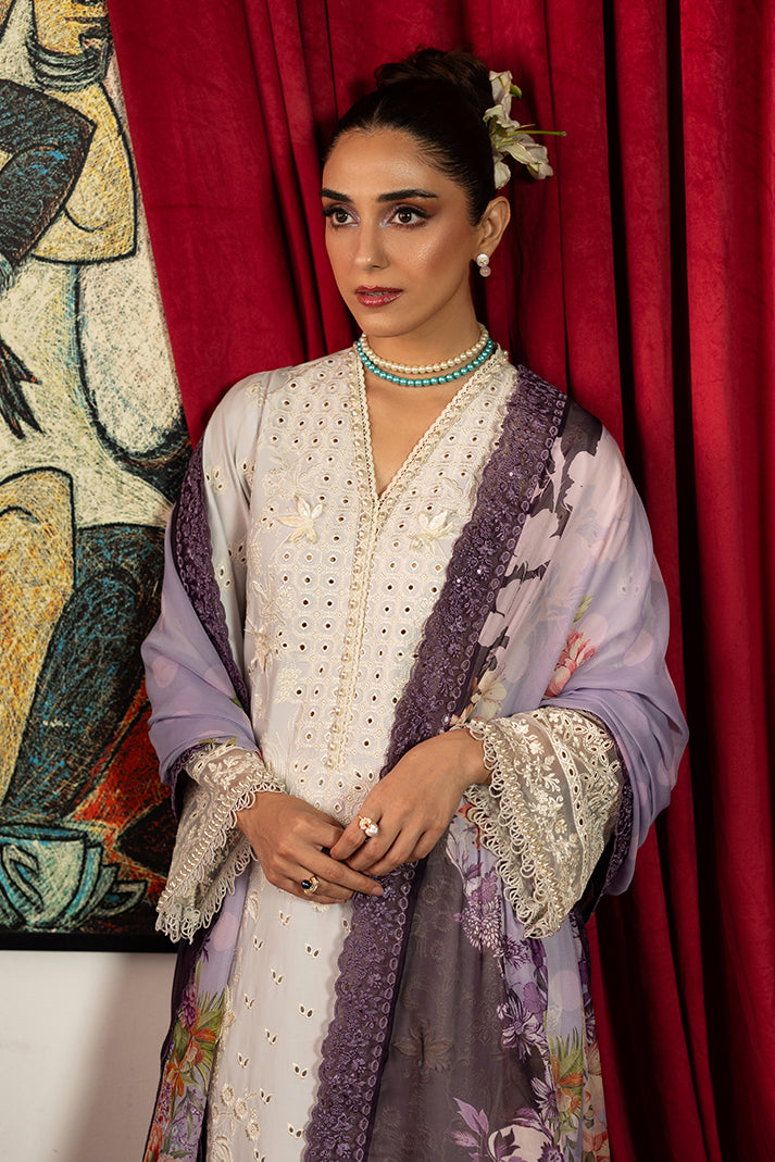 Serene Premium Maya Luxury Lawn Unstitched 3Pc Suit SL-153 Rameen