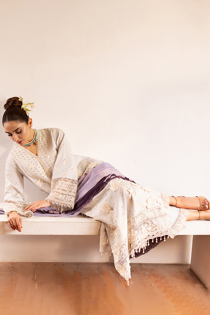 Serene Premium Maya Luxury Lawn Unstitched 3Pc Suit SL-153 Rameen