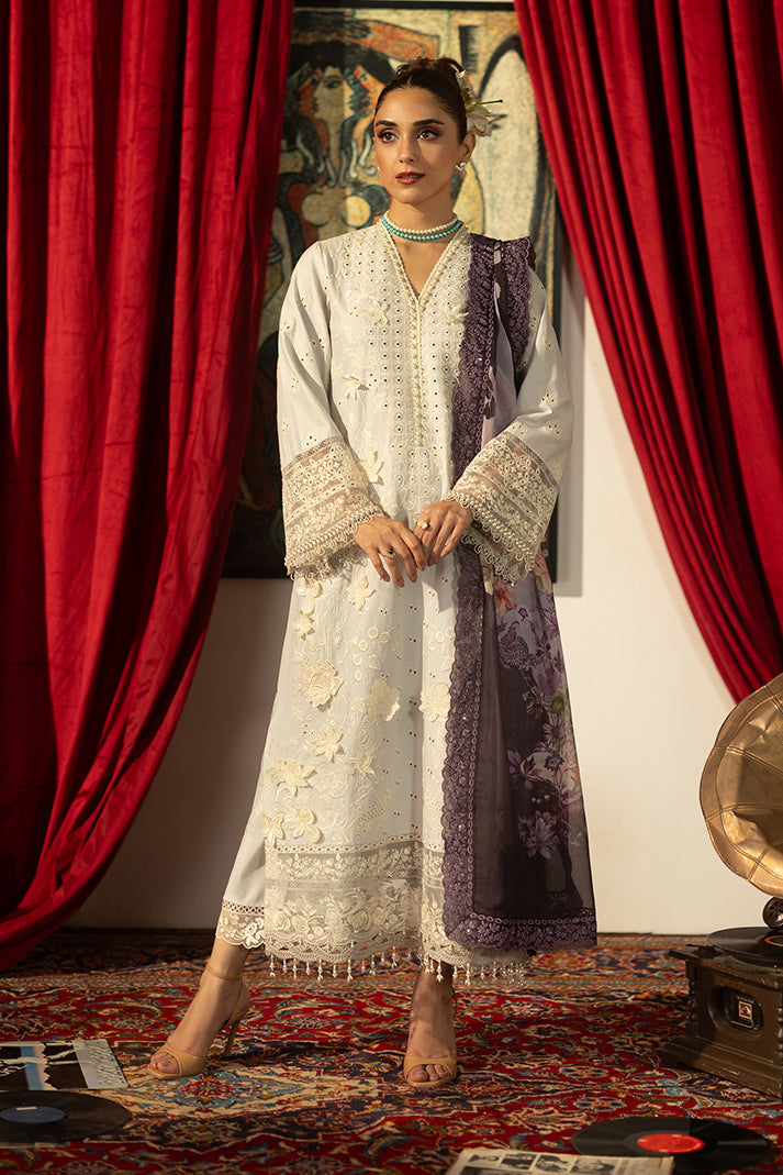 Serene Premium Maya Luxury Lawn Unstitched 3Pc Suit SL-153 Rameen