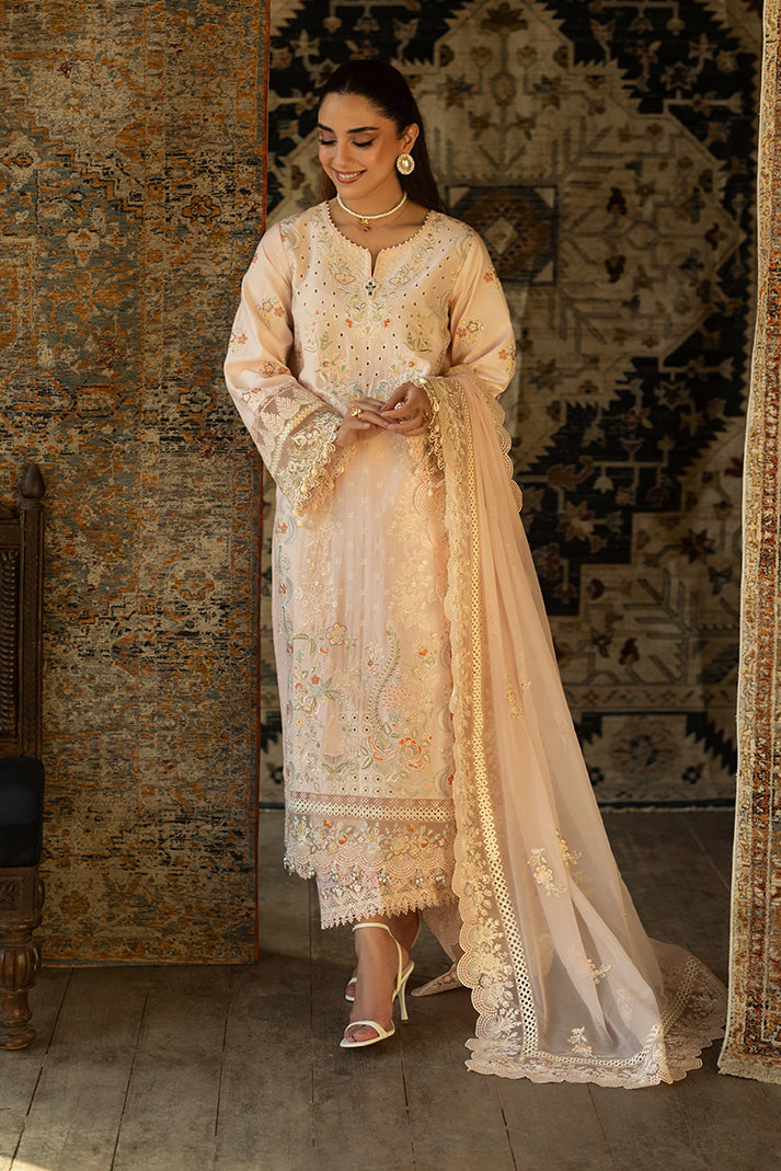 Serene Premium Maya Luxury Lawn Unstitched 3Pc Suit SL-155 Zehra