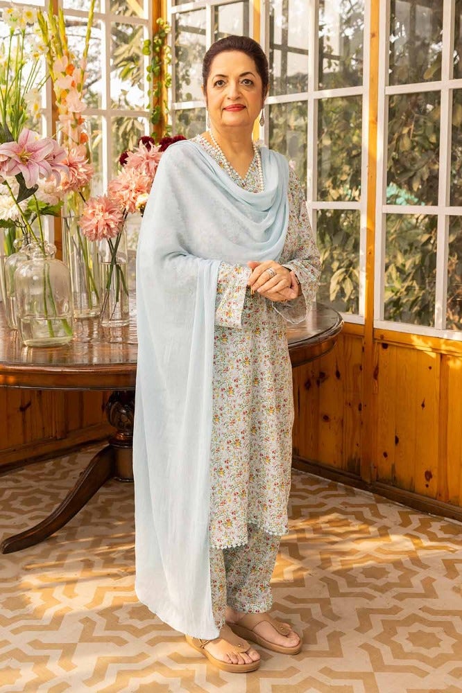 Gul Ahmed Mothers Printed Lawn Unstitched 1Pc Shirt SL-42001