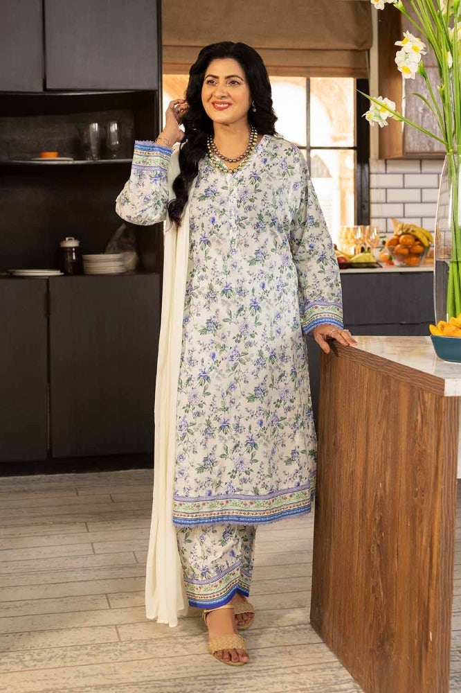 Gul Ahmed Mothers Printed Lawn Unstitched 1Pc Shirt SL-42004