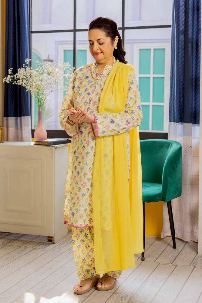 Gul Ahmed Mothers Printed Lawn Unstitched 1Pc Shirt SL-42005