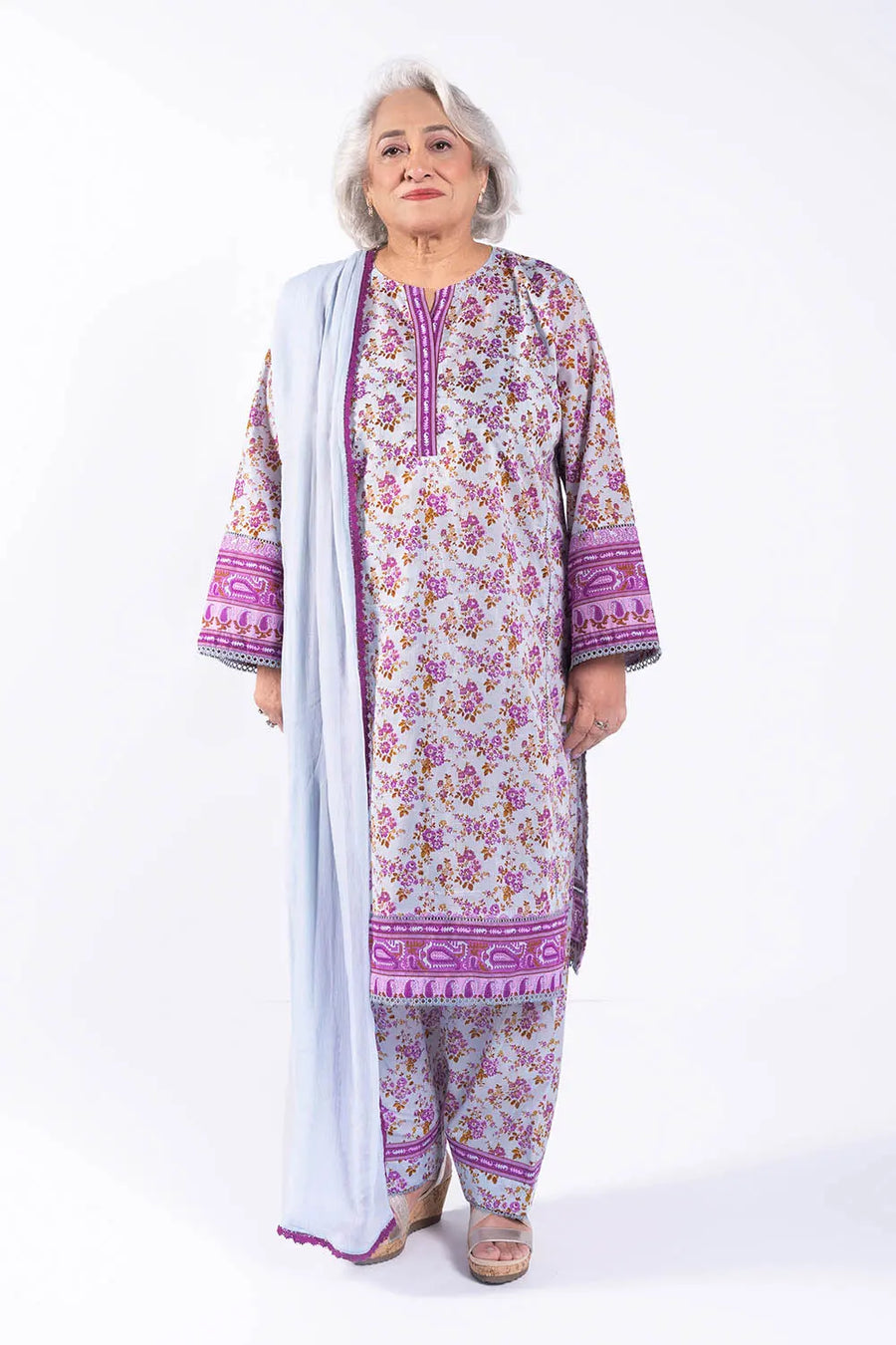 Gul Ahmed Tribute To Mother Unstitched Printed Lawn Shirt SL-52013
