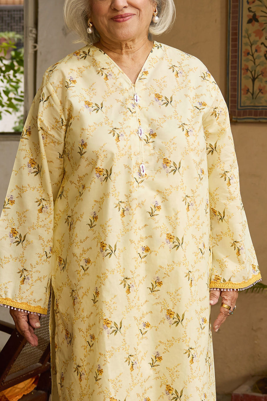 Gul Ahmed Tribute to Mothers Printed Lawn Unstitched 1Pc Shirt SL-62022