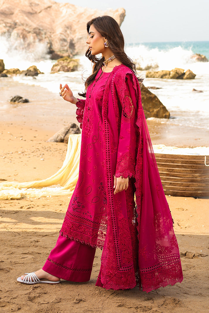 Serene Premium Hania Luxury Lawn Unstitched 3Pc Suit SL-98 Zimal