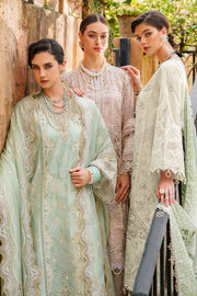 Baroque Embroidered Swiss Lawn Unstitched 3Pc Suit BQU-SL12-D01