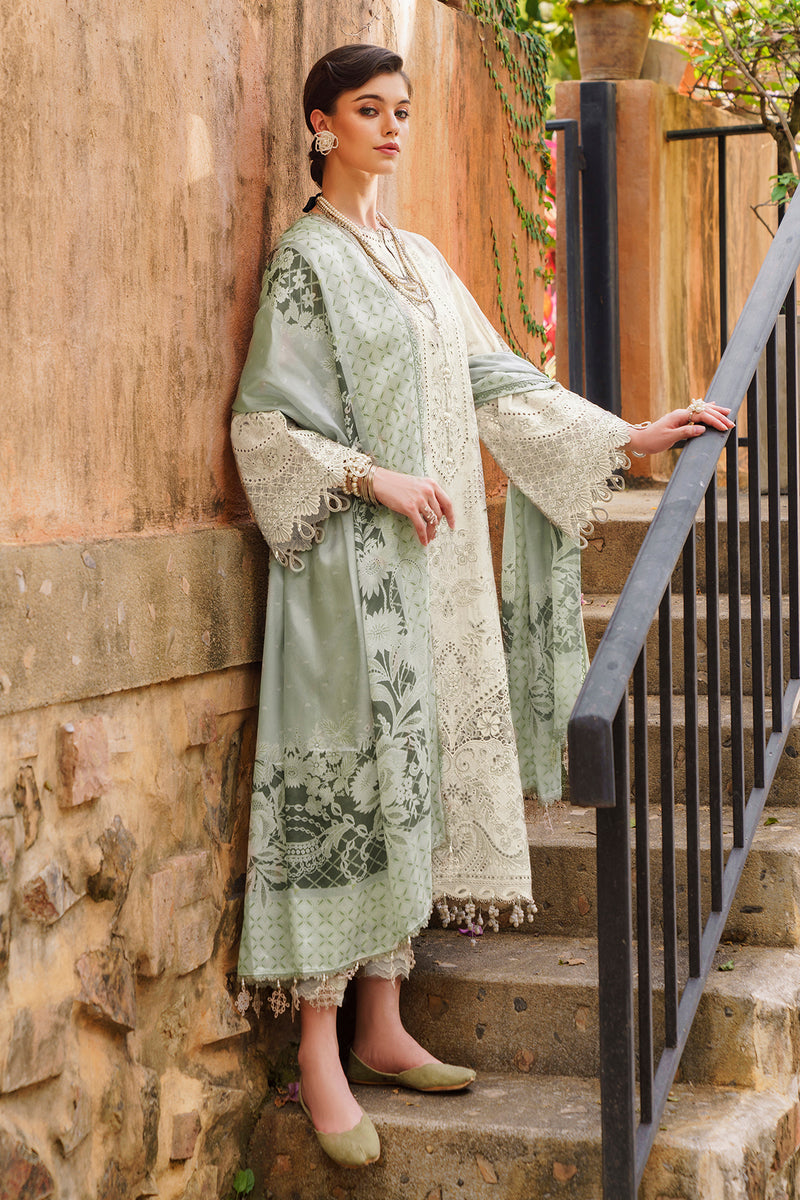 Baroque Embroidered Swiss Lawn Unstitched 3Pc Suit BQU-SL12-D01