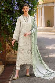 Baroque Embroidered Swiss Lawn Unstitched 3Pc Suit BQU-SL12-D01