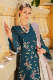 Baroque Embroidered Swiss Lawn Unstitched 3Pc Suit BQU-SL12-D02