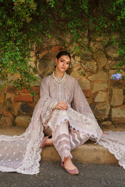 Baroque Embroidered Swiss Lawn Unstitched 3Pc Suit BQU-SL12-D03
