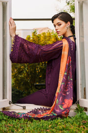 Baroque Embroidered Swiss Lawn Unstitched 3Pc Suit BQU-SL12-D04