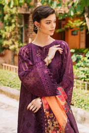 Baroque Embroidered Swiss Lawn Unstitched 3Pc Suit BQU-SL12-D04