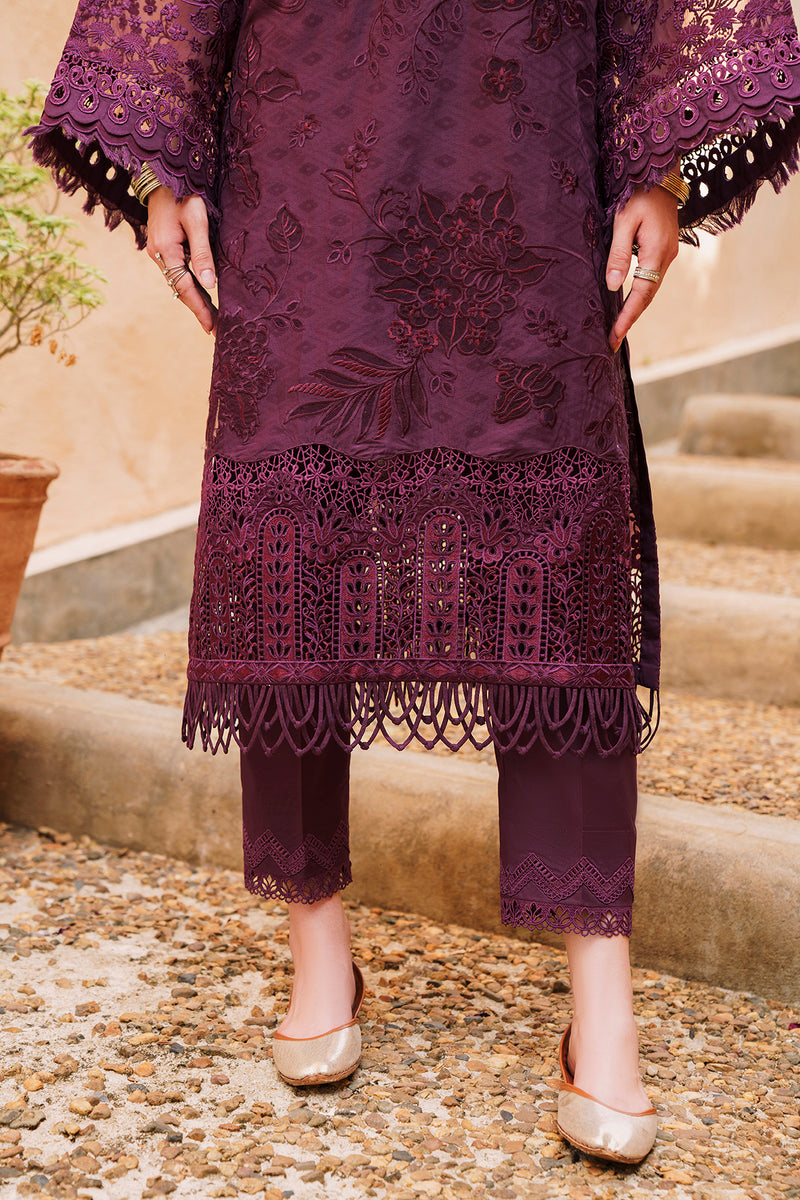 Baroque Embroidered Swiss Lawn Unstitched 3Pc Suit BQU-SL12-D04