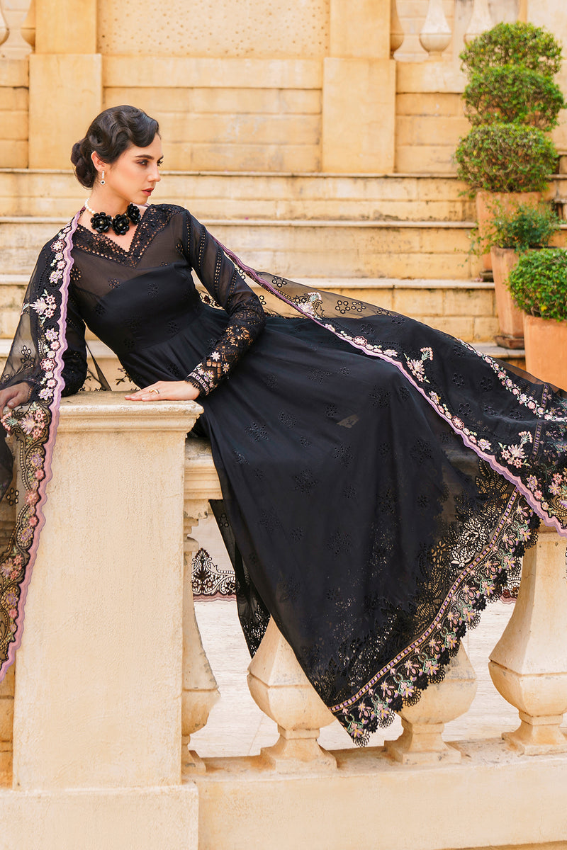 Baroque Embroidered Swiss Lawn Unstitched 3Pc Suit BQU-SL12-D06