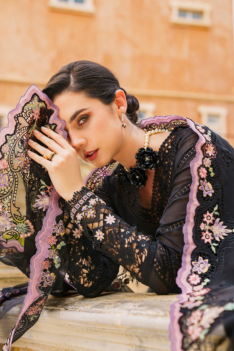 Baroque Embroidered Swiss Lawn Unstitched 3Pc Suit BQU-SL12-D06
