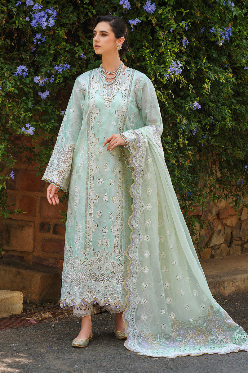 Baroque Embroidered Swiss Lawn Unstitched 3Pc Suit BQU-SL12-D07