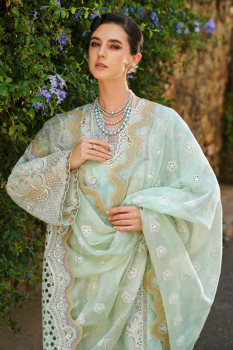Baroque Embroidered Swiss Lawn Unstitched 3Pc Suit BQU-SL12-D07