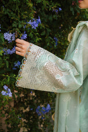 Baroque Embroidered Swiss Lawn Unstitched 3Pc Suit BQU-SL12-D07