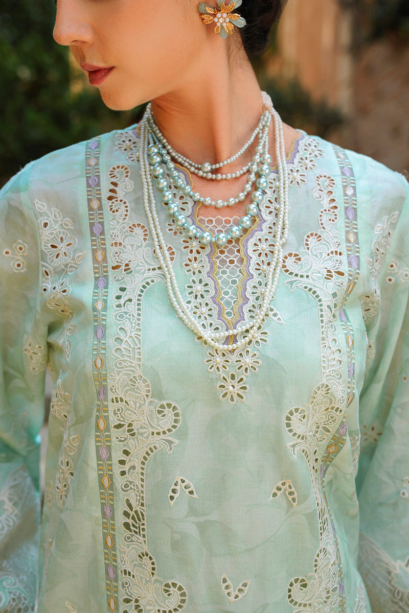 Baroque Embroidered Swiss Lawn Unstitched 3Pc Suit BQU-SL12-D07