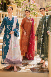 Baroque Embroidered Swiss Lawn Unstitched 3Pc Suit BQU-SL12-D08