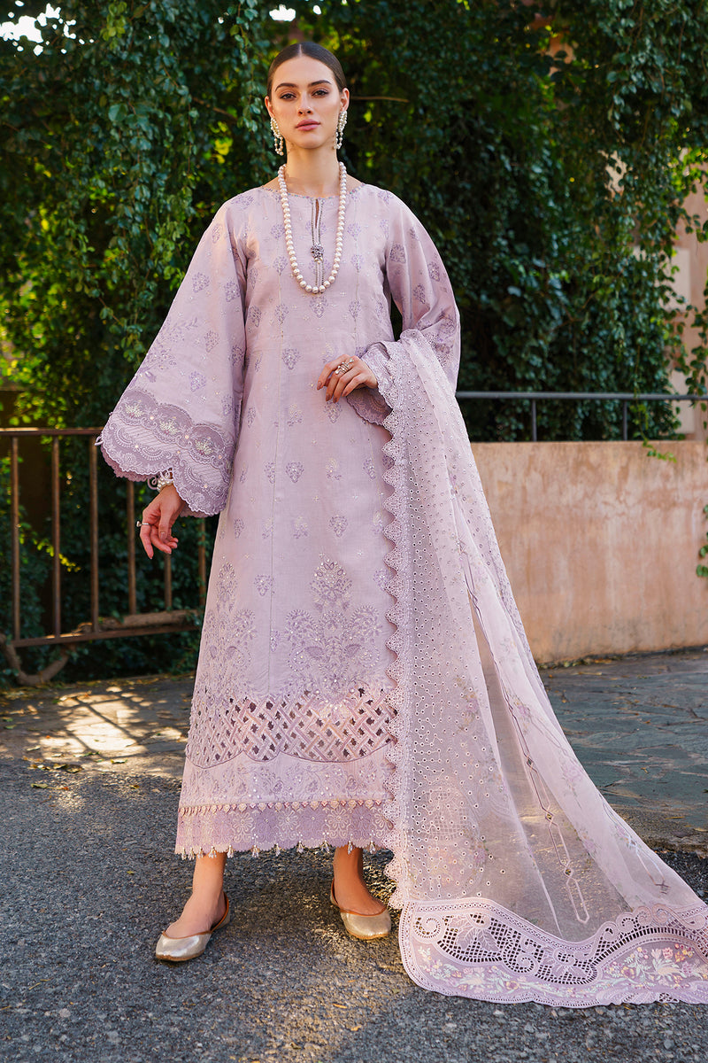 Baroque Embroidered Swiss Lawn Unstitched 3Pc Suit BQU-SL12-D09
