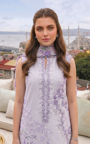 Asifa & Nabeel Summer Lawn Unstitched 3Pc Suit SL26-02 Lilac River