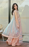 Asifa & Nabeel Summer Lawn Unstitched 3Pc Suit SL26-05 Peach Garden
