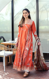 Asifa & Nabeel Summer Lawn Unstitched 3Pc Suit SL26-06 Coral Fusion