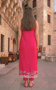 Asifa & Nabeel Summer Lawn Unstitched 3Pc Suit SL26-09 Fuchsia Allure
