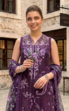 Asifa & Nabeel Summer Lawn Unstitched 3Pc Suit SL26-10 Plum Royale