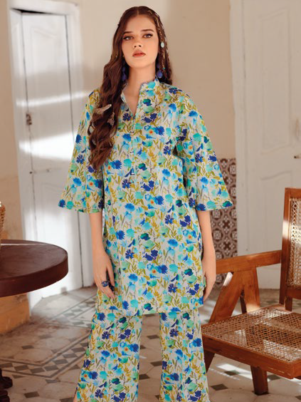 Gul Ahmed Essential Printed Lawn Unstitched 1Pc Shirt SL-42021
