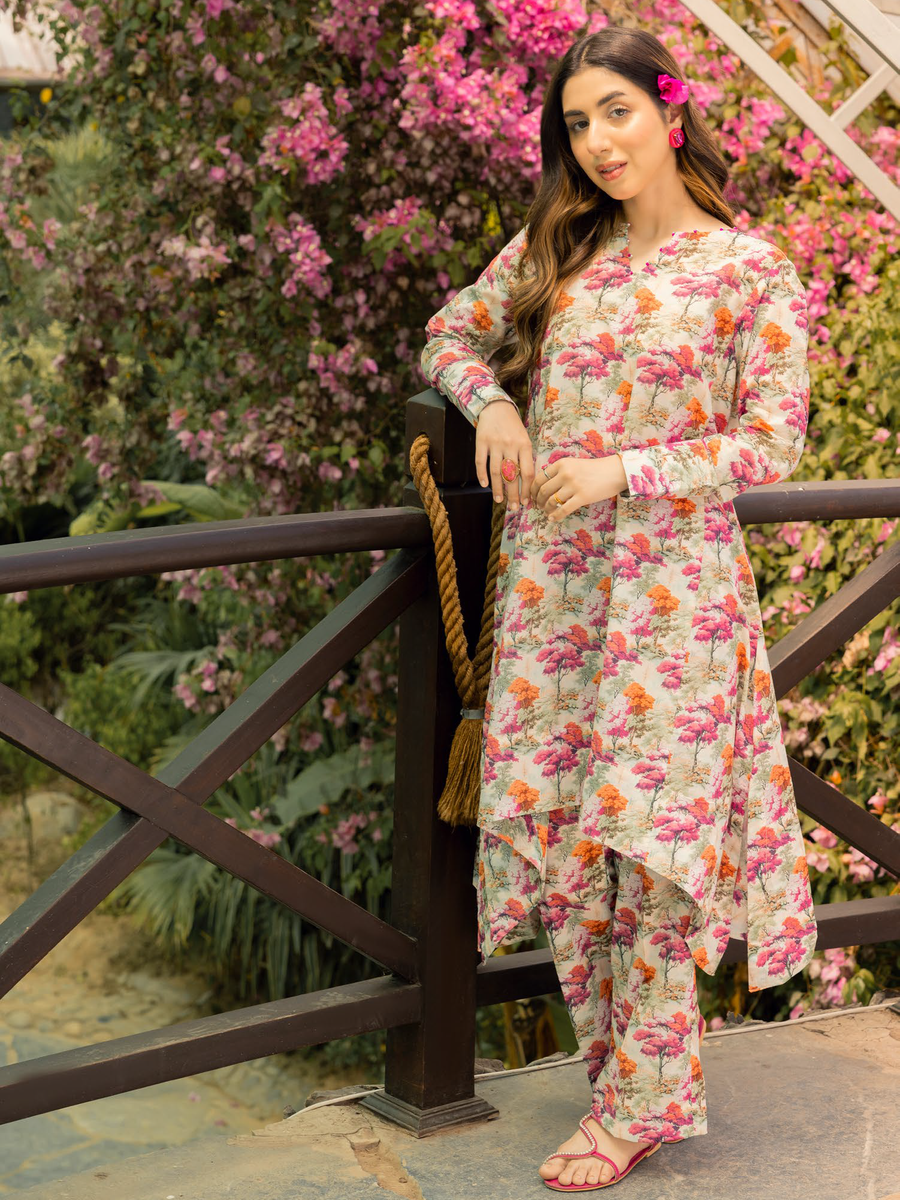 Gul Ahmed Bagh-e-Gul Printed Lawn Unstitched 1Pc Shirt SL-42066