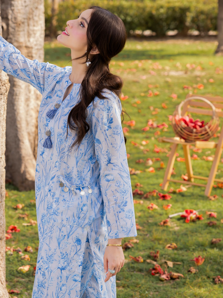 Gul Ahmed Bagh-e-Gul Printed Lawn Unstitched 1Pc Shirt SL-42077
