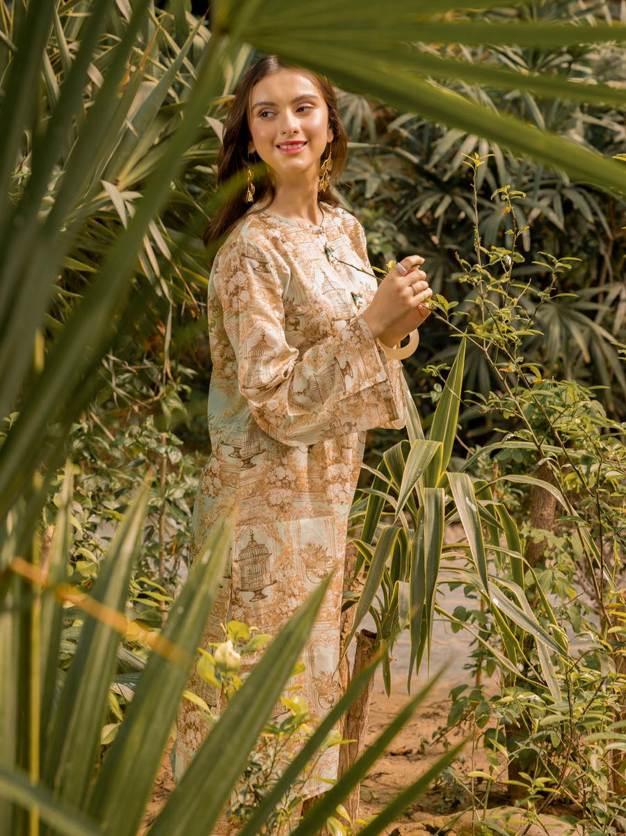 Gul Ahmed Bagh-e-Gul Printed Lawn Unstitched 1Pc Shirt SL-42078