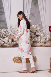 Feathers Digital Printed Viscose Unstitched 2Pc Suit SNOW GLORY-FT-026