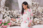Feathers Digital Printed Viscose Unstitched 2Pc Suit SNOW GLORY-FT-026