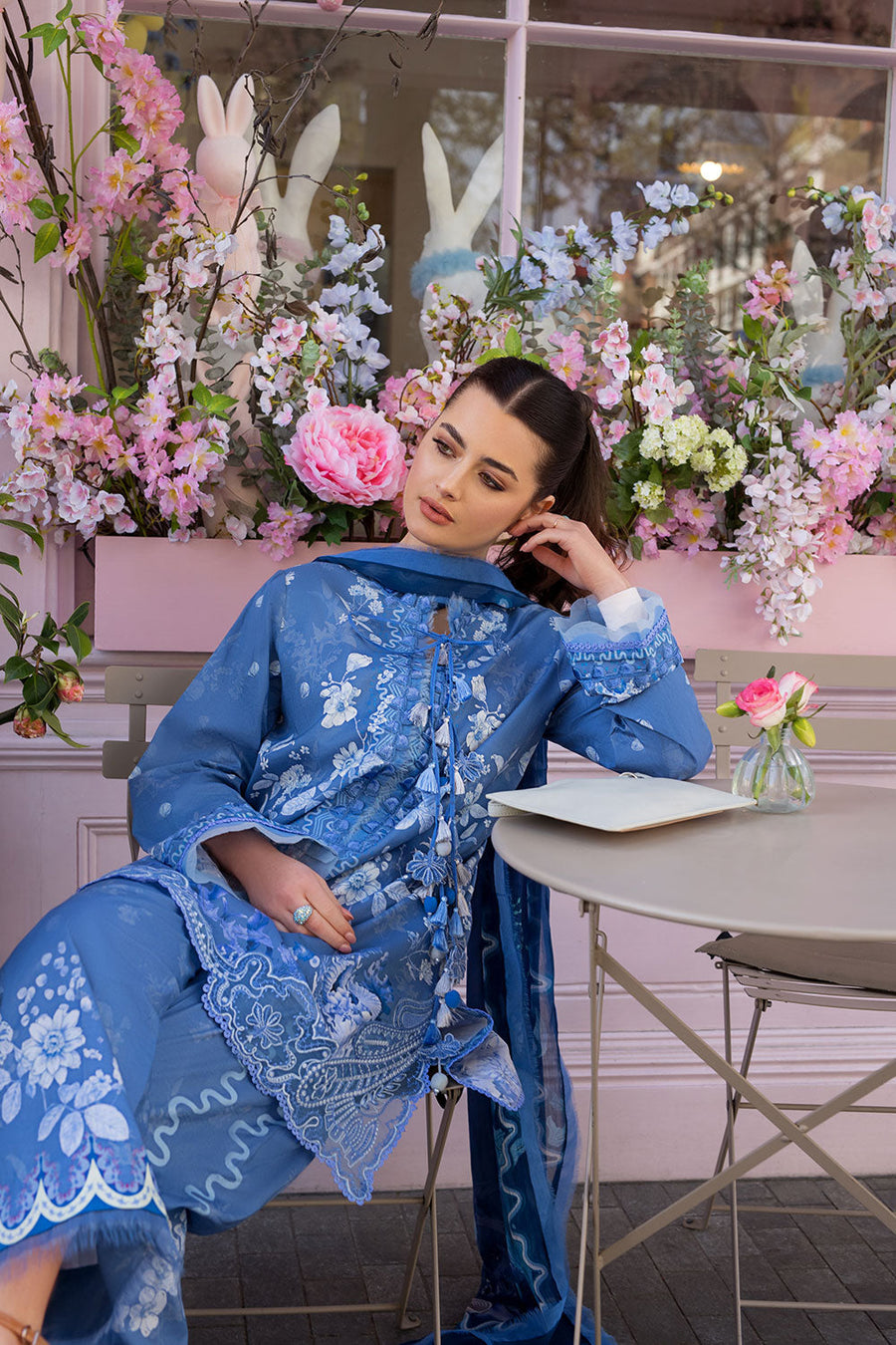 Sobia Nazir Prints Embroidered Lawn Unstitched 3Pc Suit SNP26-1A