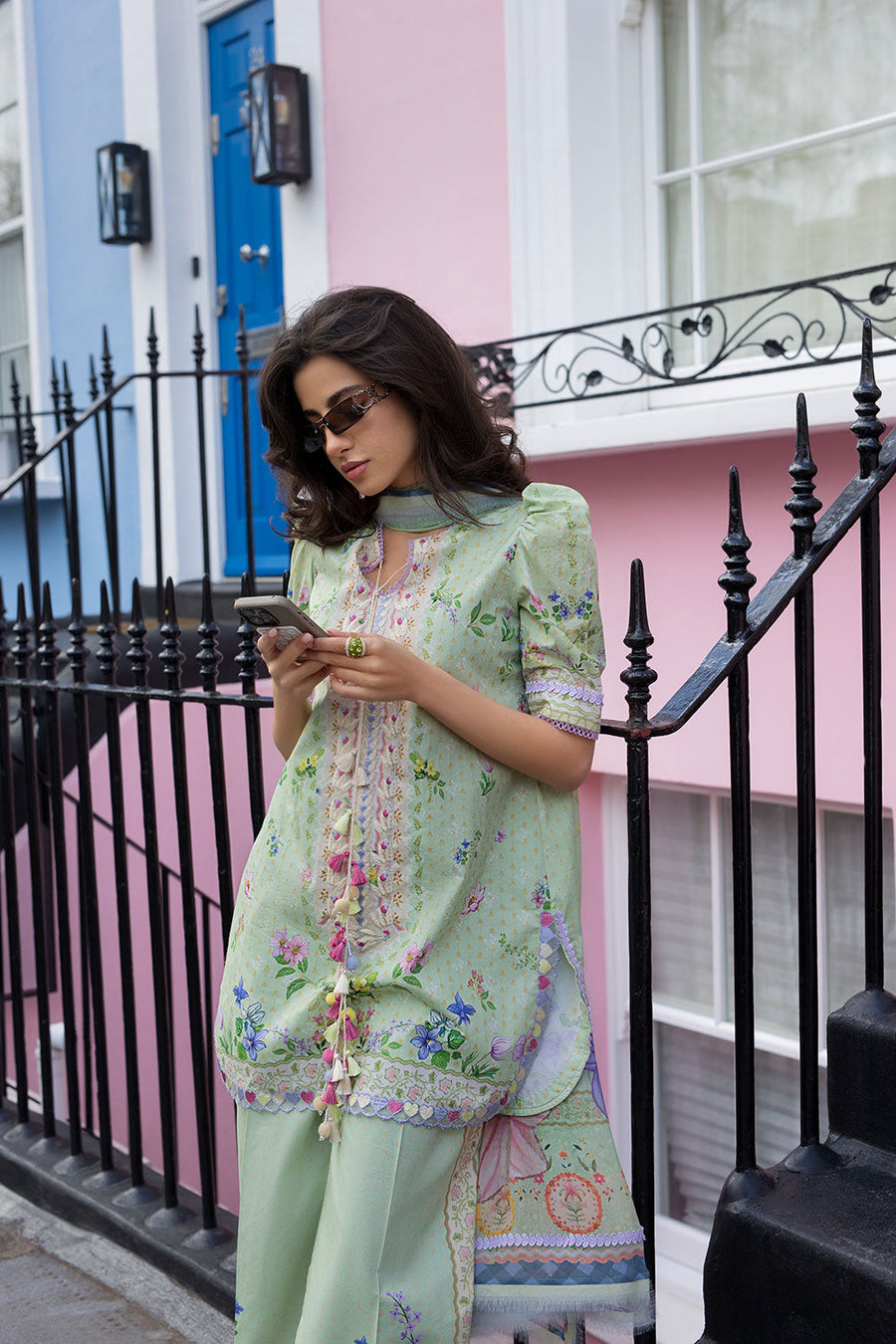 Sobia Nazir Prints Embroidered Lawn Unstitched 3Pc Suit SNP26-2A