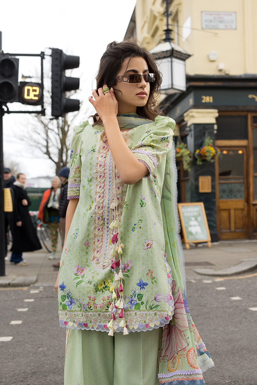 Sobia Nazir Prints Embroidered Lawn Unstitched 3Pc Suit SNP26-2A