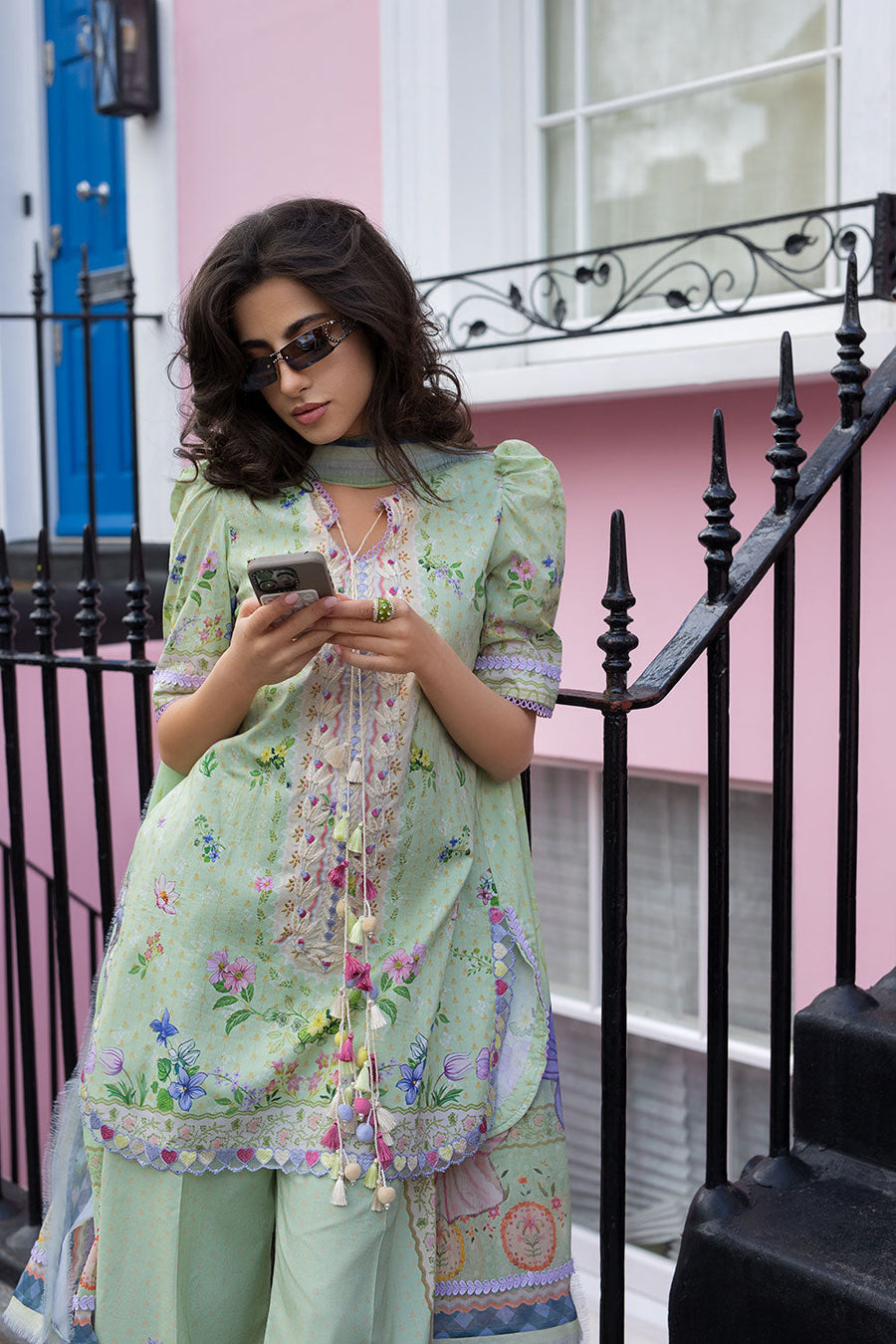 Sobia Nazir Prints Embroidered Lawn Unstitched 3Pc Suit SNP26-2A