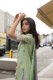Sobia Nazir Prints Embroidered Lawn Unstitched 3Pc Suit SNP26-2A