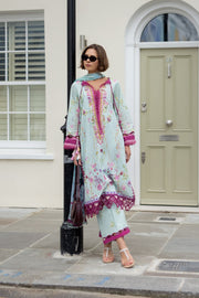 Sobia Nazir Prints Embroidered Lawn Unstitched 3Pc Suit SNP26-7A