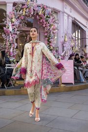 Sobia Nazir Prints Embroidered Lawn Unstitched 3Pc Suit SNP26-7B