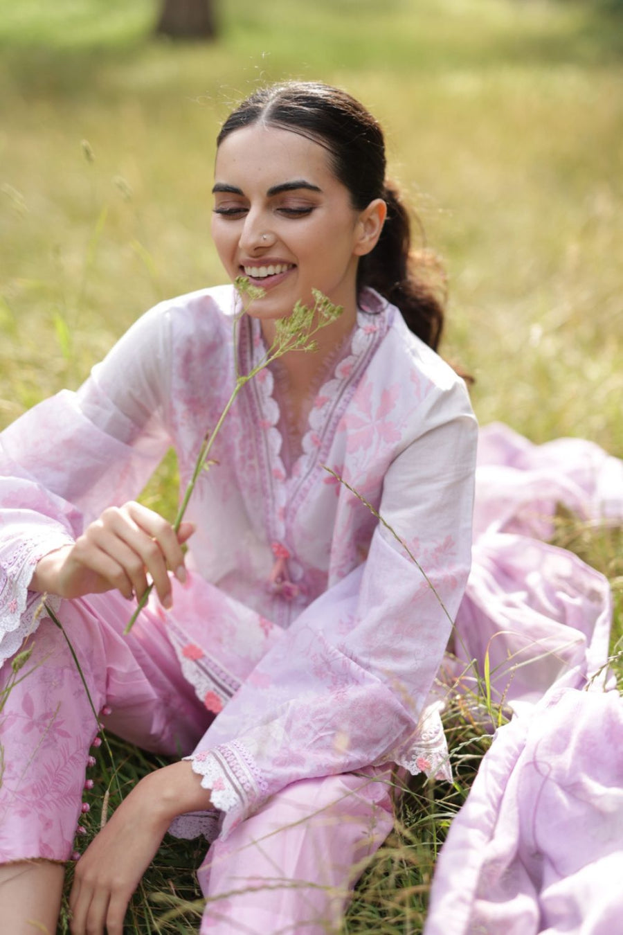 Sobia Nazir Prints Vol-02 Embroidered Lawn Unstitched 3Pc Suit SNP26V2-1B