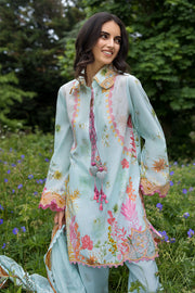 Sobia Nazir Prints Vol-02 Embroidered Lawn Unstitched 3Pc Suit SNP26V2-4B