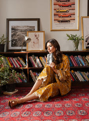 Faiza Faisal Lumiere Printed Khaddar Stitched 2Pc Suit - SOLARA