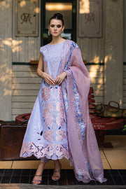 Mushq Orient Express Embroidered Lawn Unstitched 3Pc Suit MSF-08 Soleil